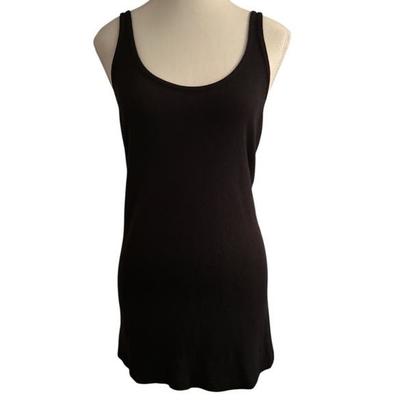 VINCE Scoop-Neck Tank Black Sz Large - Picture 5 of 10